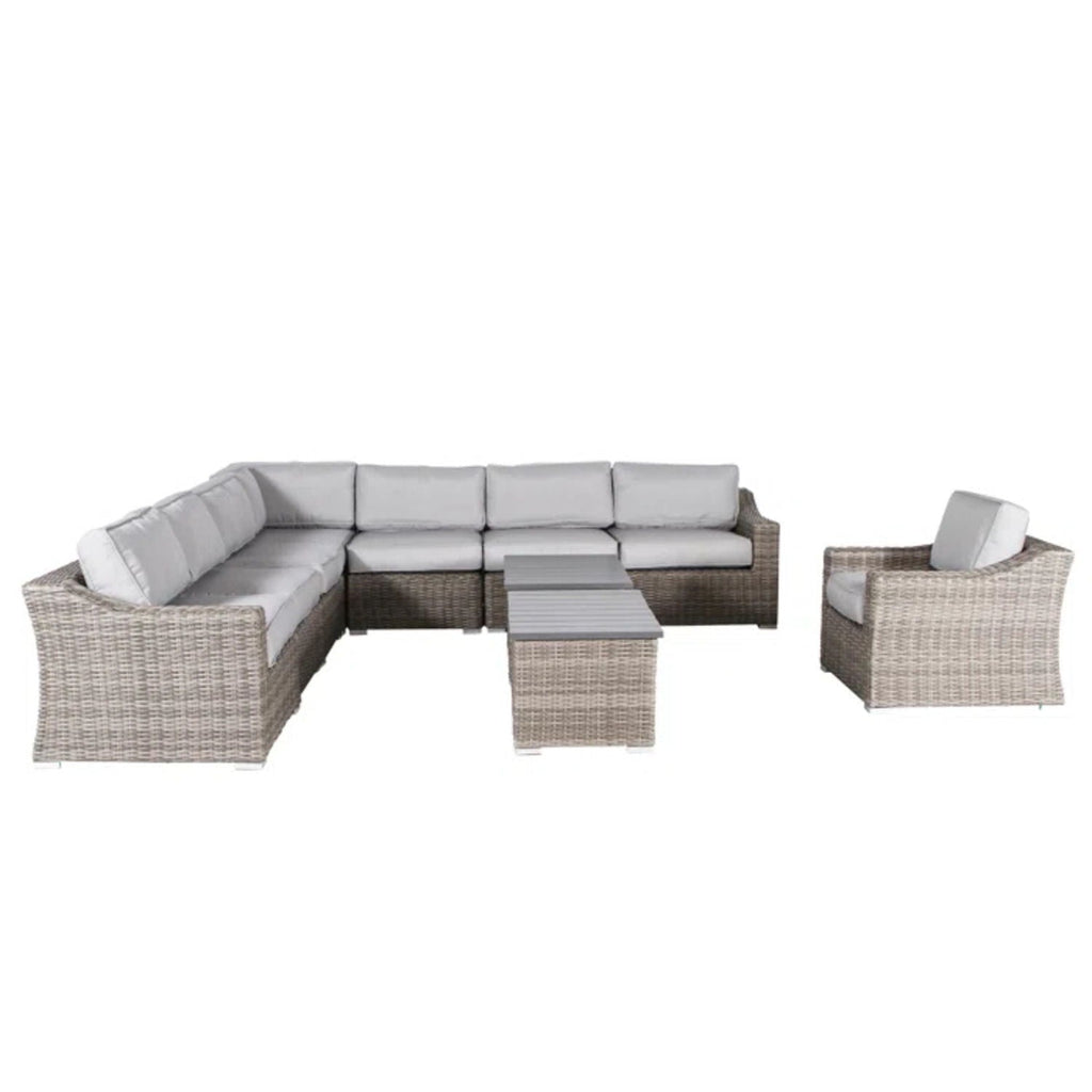 Stylish Sofa Seating Group With Cushions Perfect For Outdoor Gatherings by Unique Piece Furniture