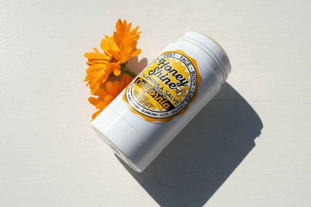 Honey Shine Calendula Salve Stick by Danielle Rae Calendula Co
