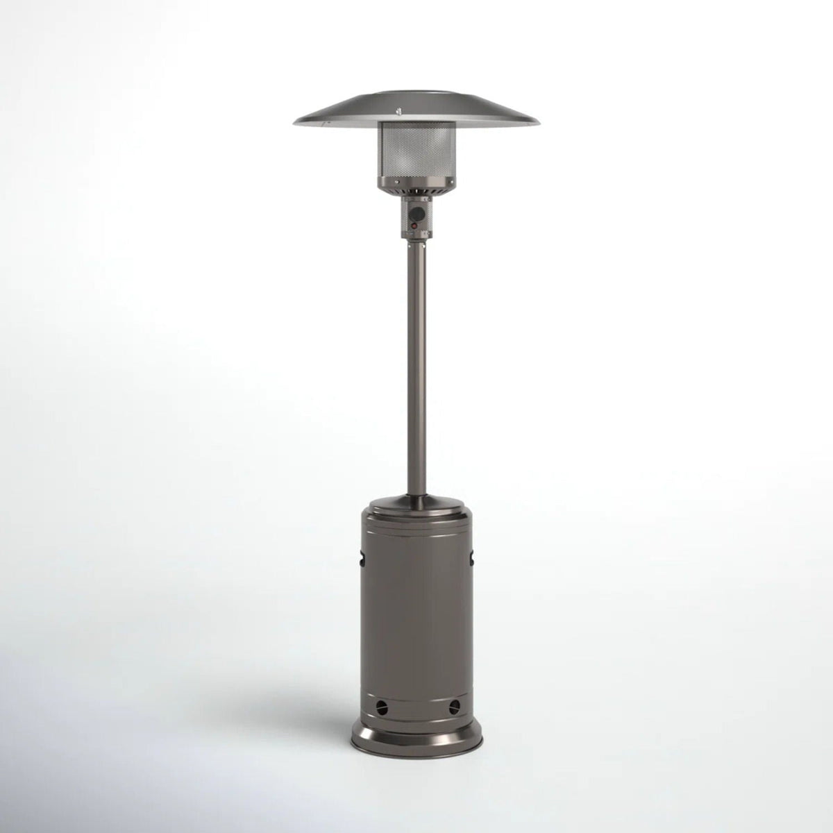 46000 Btu Propane Patio Heater - Steel Gray by Unique Piece Furniture