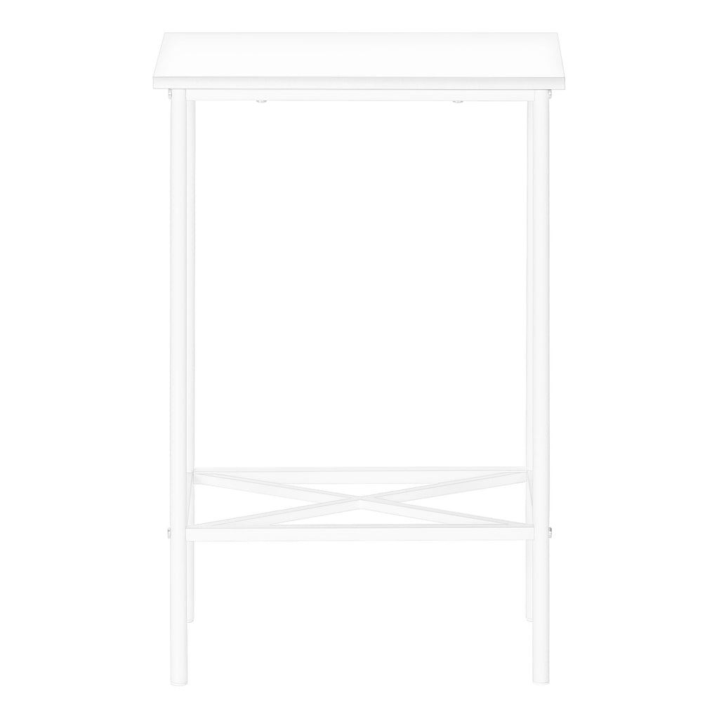 Accent Side Table, Narrow, Small, 2 Tier, Contemporary & Modern by Unique Piece Furniture