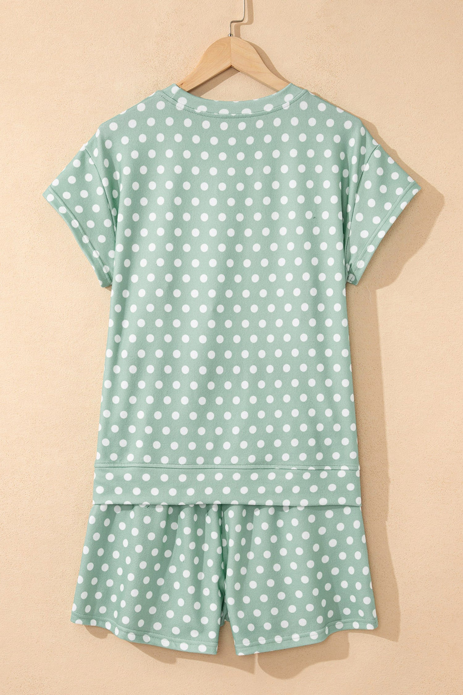 Purple Polka Dot Print Short Set by Wild and Free Boutique