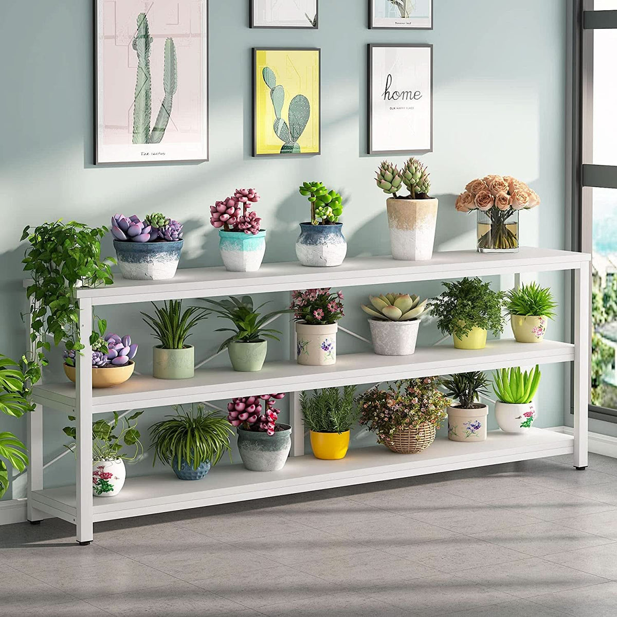 70.8 Inch Long Industrial TV Console With 3 Shelves by ShipItFurniture