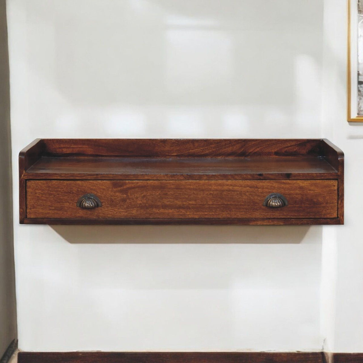 Belmont - Wall Mounted Console Shelf - Chestnut by Unique Piece Furniture