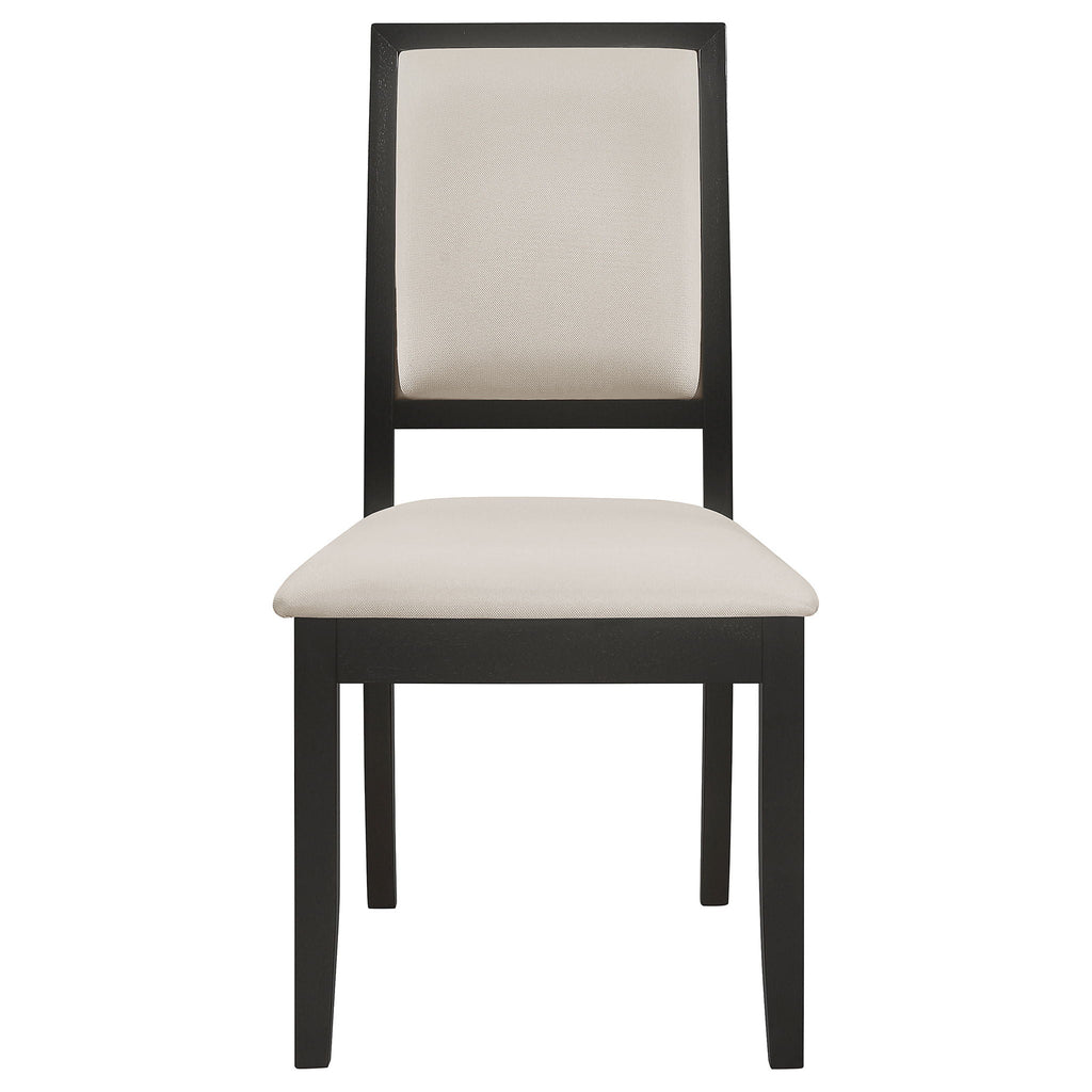 Louise 5-piece Rectangular Extension Leaf Dining Set Black by Unique Piece Furniture