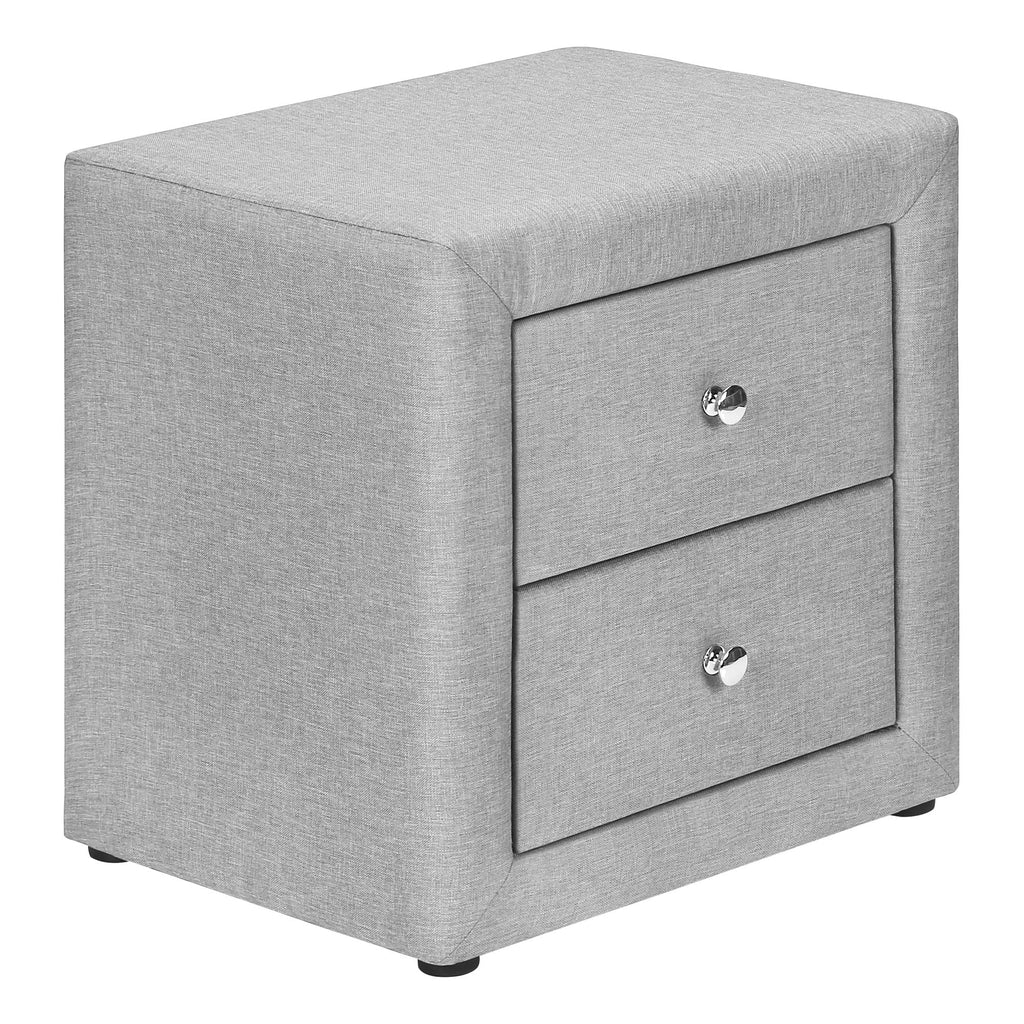 Nightstand, Storage Drawer Versatile Use, Upholstered, Transitional by Unique Piece Furniture