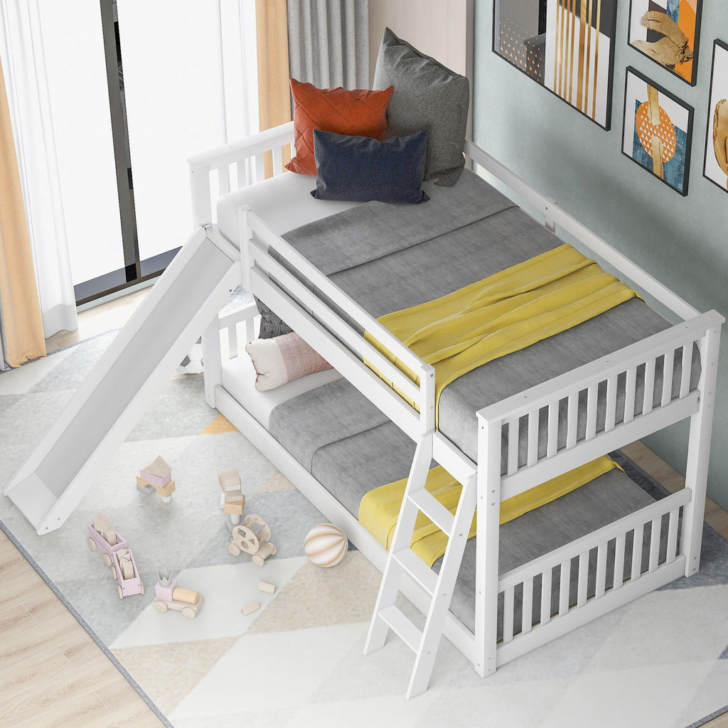 Bunk Bed & Convertible Slide And Ladder by Unique Piece Furniture