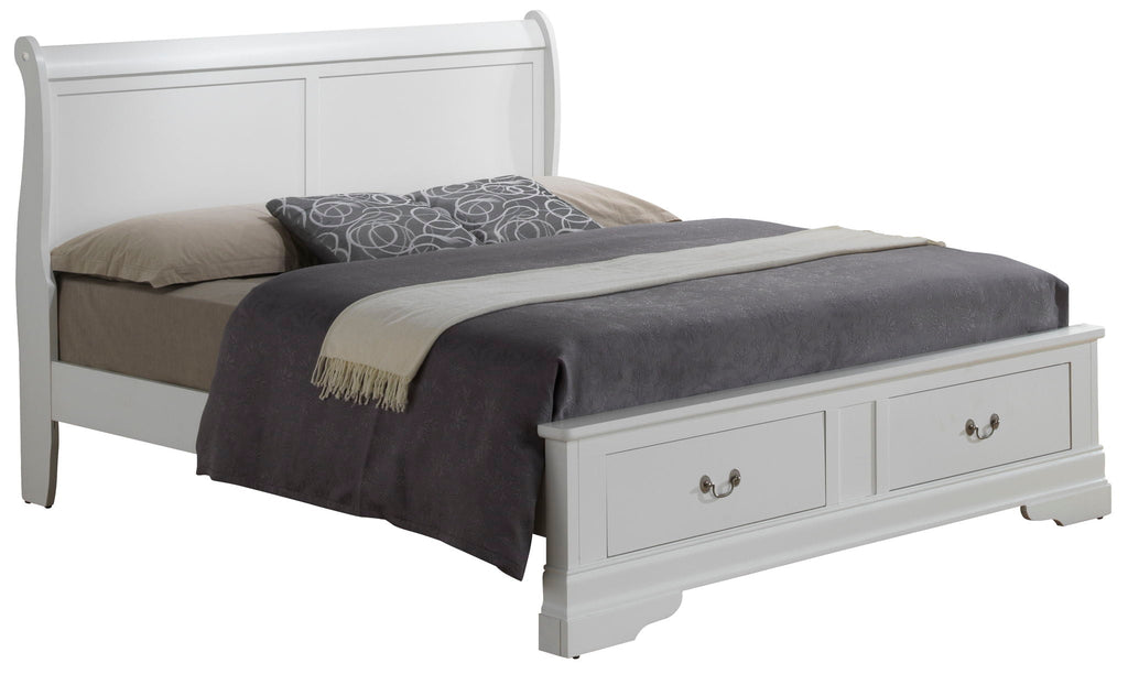 Upholstered Panel Sleigh Bed Design by Unique Piece Furniture