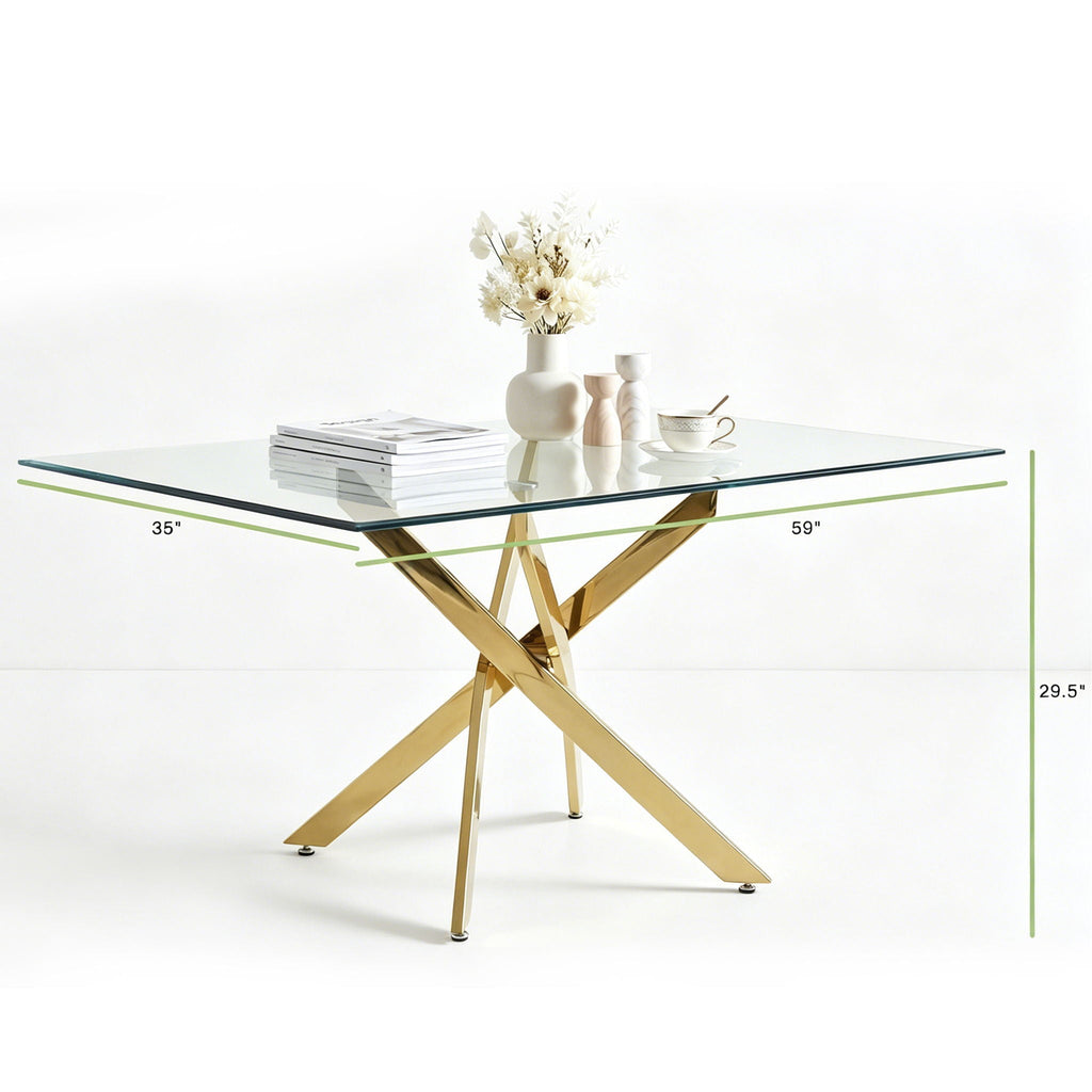 Modern Rectangular Table For Dining Room by Unique Piece Furniture