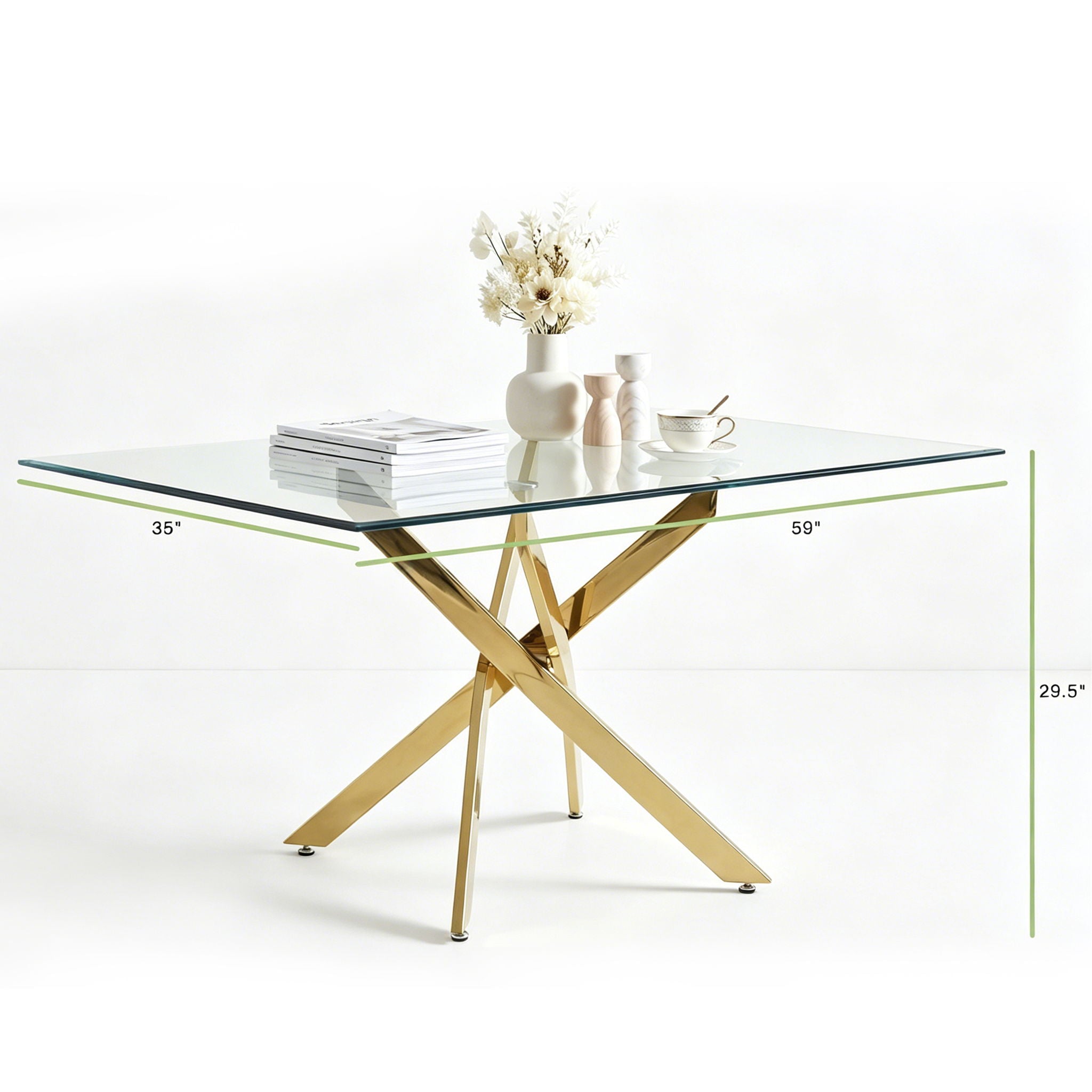 Modern Rectangular Table For Dining Room by Unique Piece Furniture