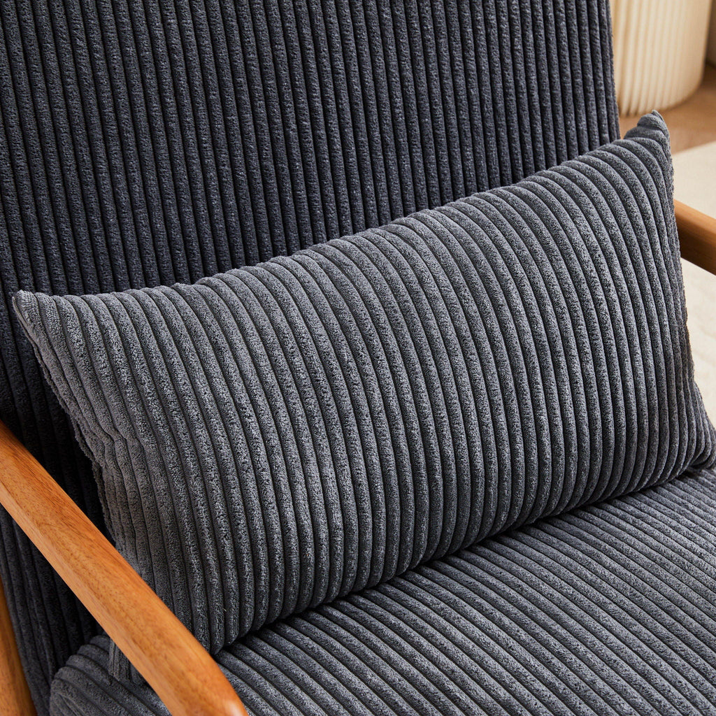 Accent Arm Chair With Pillow Upholstered by Unique Piece Furniture