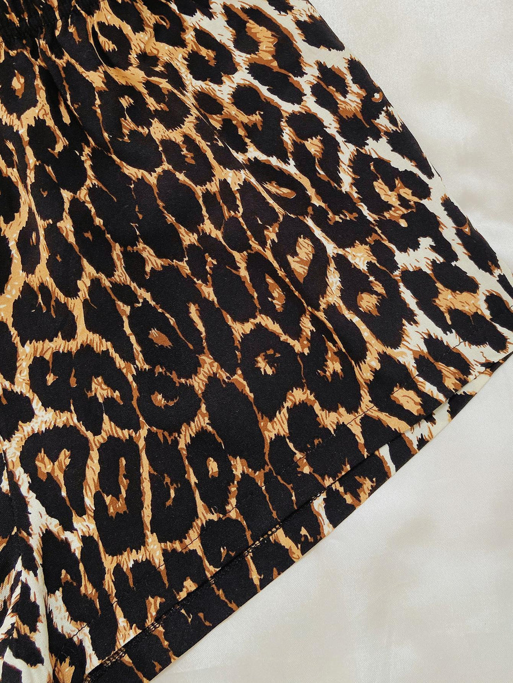 Leopard Lip Graphic Top and Shorts Lounge Set by Wild and Free Boutique