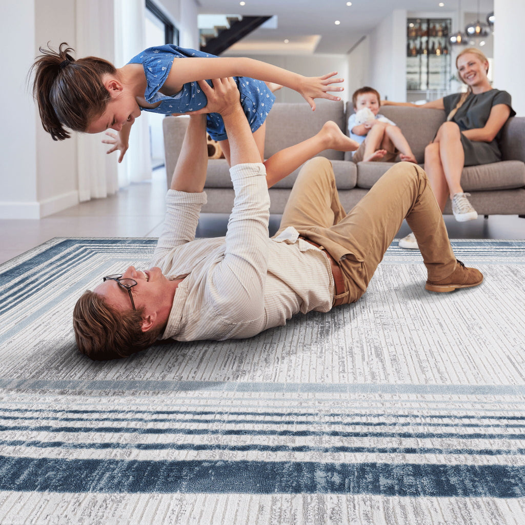 Marfi - Bordered Area Rug by Unique Piece Furniture