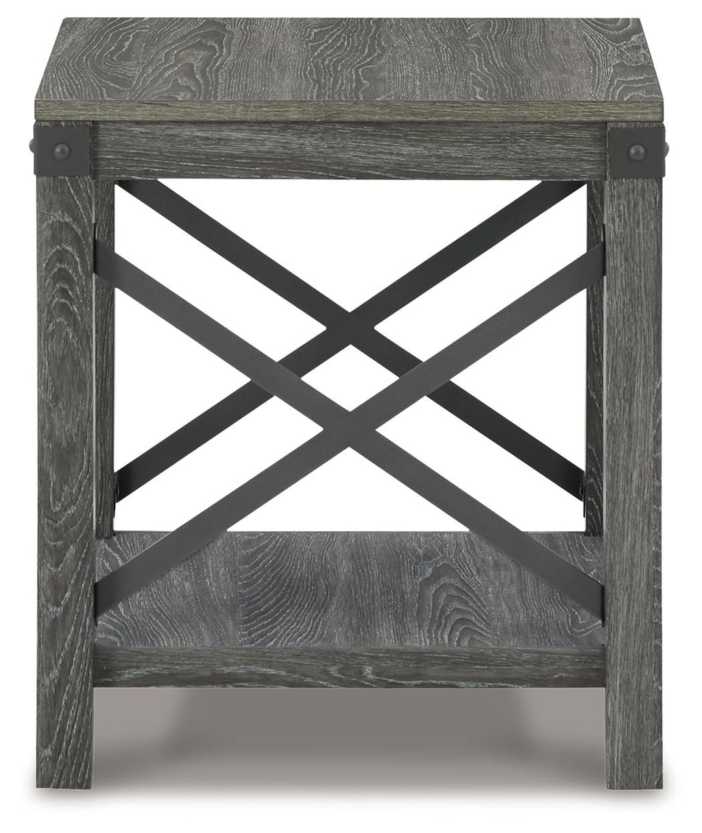 Freedan - Square End Table - Grayish Brown by Unique Piece Furniture