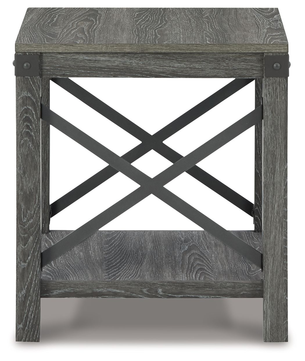 Freedan - Square End Table - Grayish Brown by Unique Piece Furniture