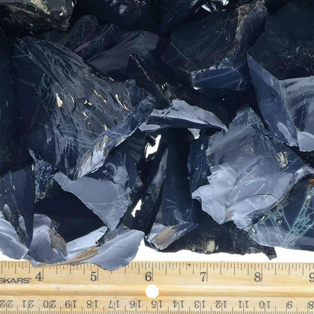 Natural Spiderweb Obsidian – Raw Stone from Mexico by Sacred Crystals