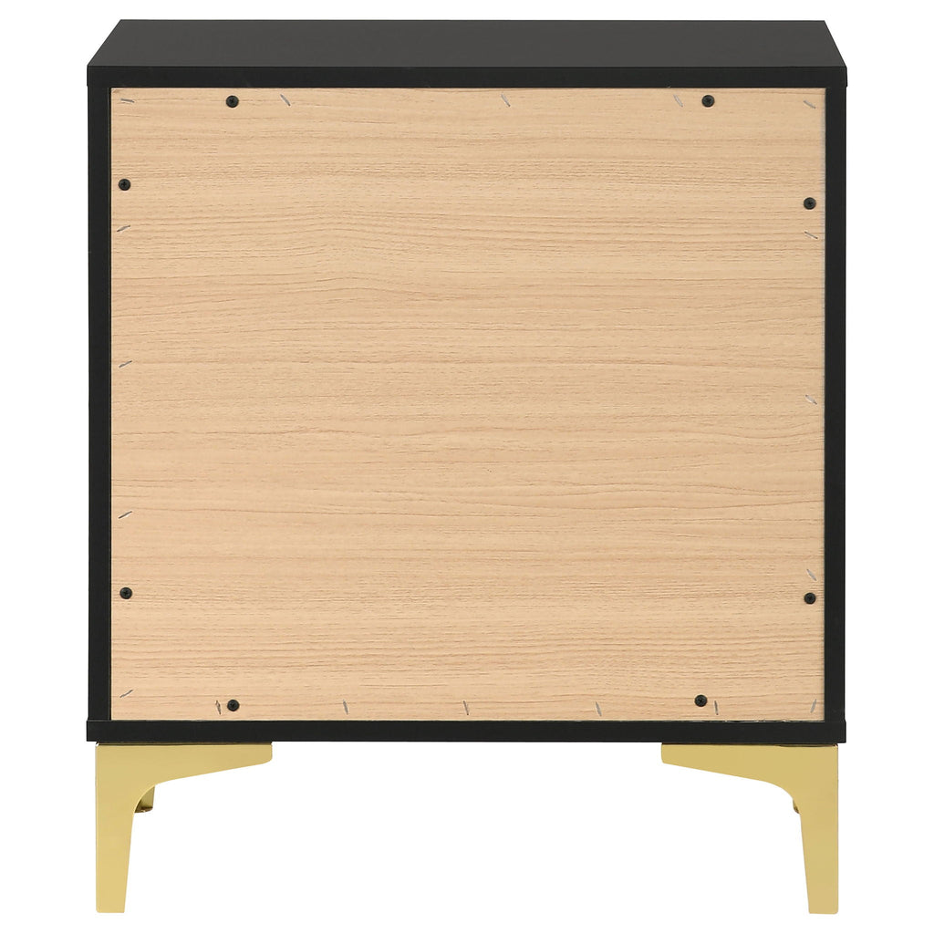 Kendall 2-drawer Nightstand Black by Unique Piece Furniture