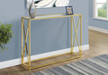 Accent Console Table For Entryway, Contemporary & Modern - Gold by Unique Piece Furniture