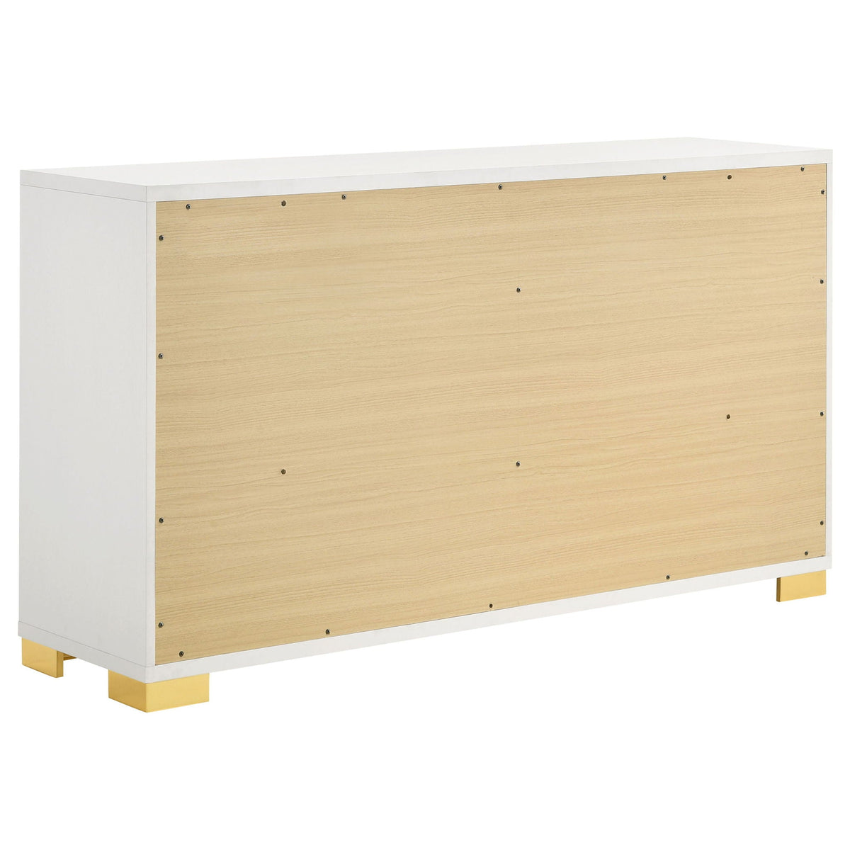 Marceline 6-drawer Dresser White by Unique Piece Furniture