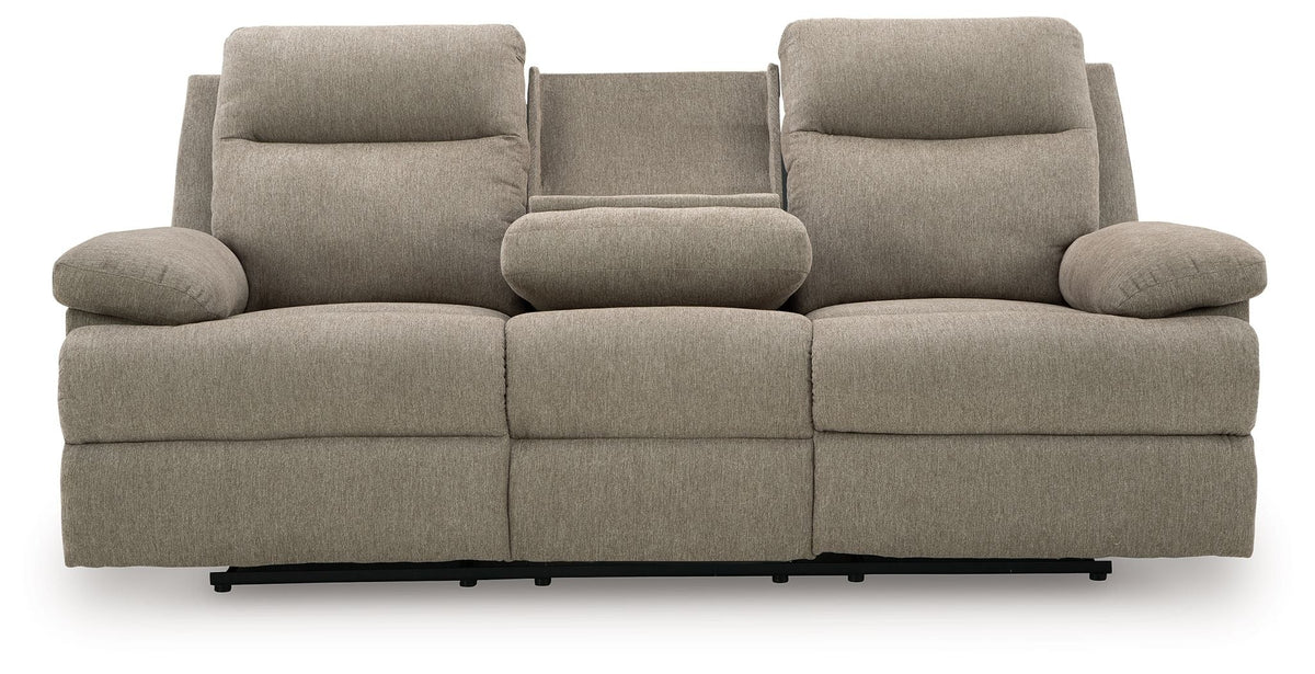 Side-Swipe - Reclining Sofa With Drop Down Table by Unique Piece Furniture