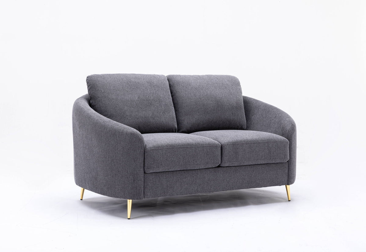 Yuina - Linen Loveseat - Gray by Unique Piece Furniture