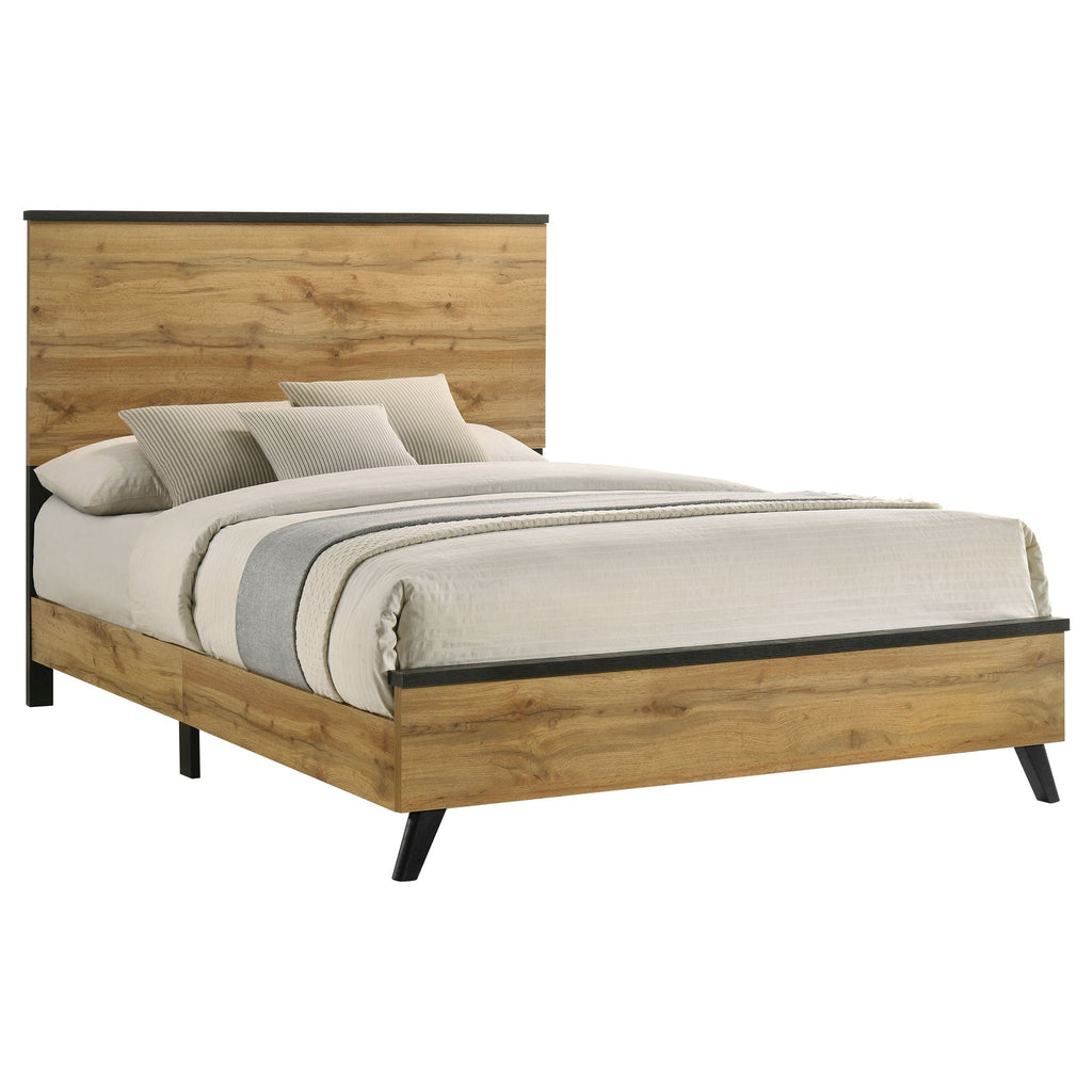 Kaywood 52-inch Eastern King Panel Bed Natural Pine by Unique Piece Furniture