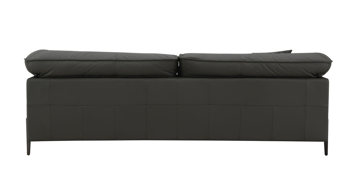 Tadi - Top Grain Leather Sofa - Black by Unique Piece Furniture
