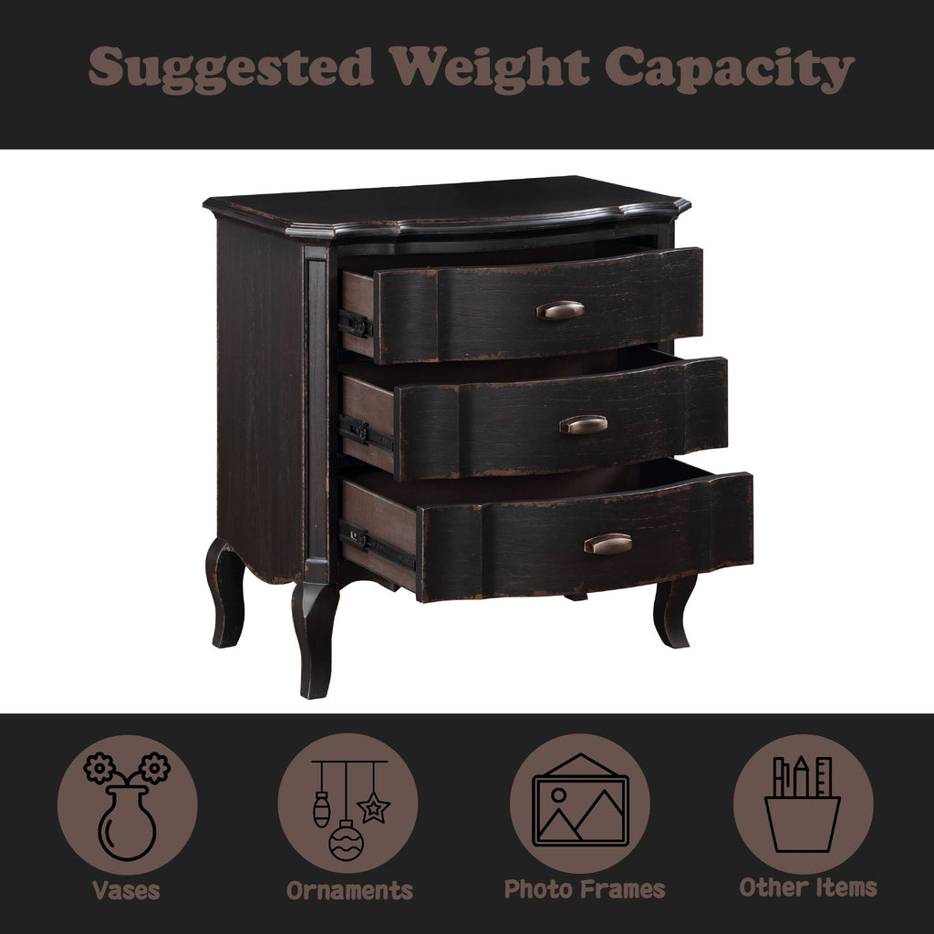 Chelmsford - Nightstand, Classic And Modern Design by Unique Piece Furniture