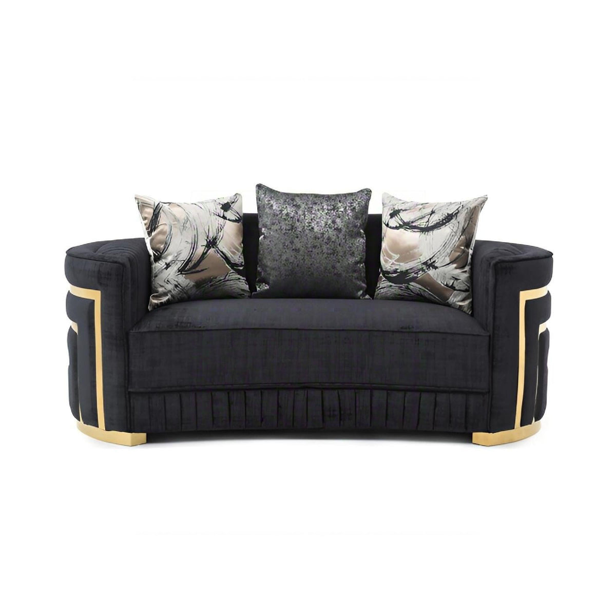 Soledad - Loveseat - Black by Unique Piece Furniture