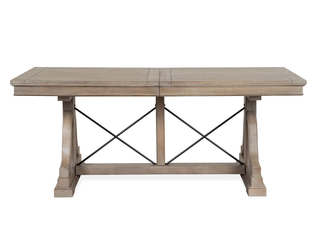 Paxton Place - Trestle Dining Table - Dovetail Gray by Unique Piece Furniture