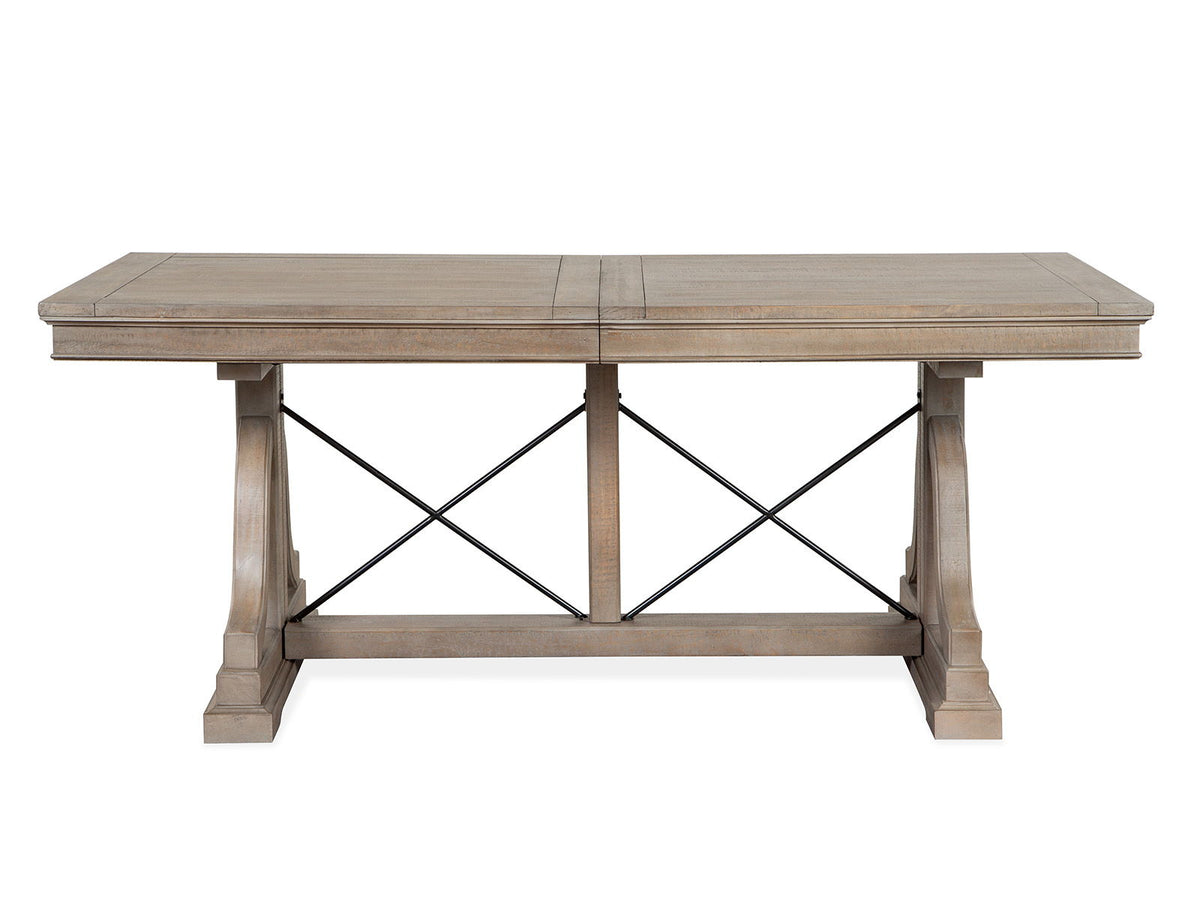 Paxton Place - Trestle Dining Table - Dovetail Gray by Unique Piece Furniture