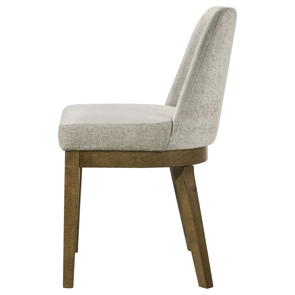 Castlewood Upholstered Side Chair Light Tan (Set of 2) by Unique Piece Furniture