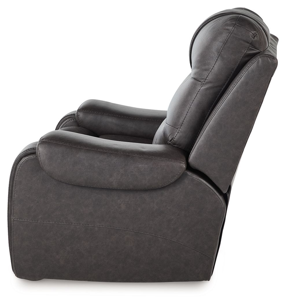 Femley - Rocker Recliner - Smoke by Unique Piece Furniture