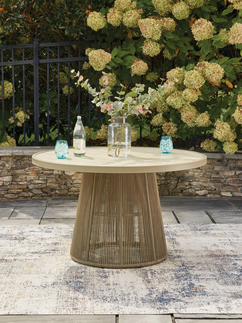 Orchard Beach - Outdoor Dining Table - Beige by Unique Piece Furniture