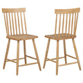Andrews Windsor Counter Height Dining Side Chair Light Ash (Set of 2) by Unique Piece Furniture