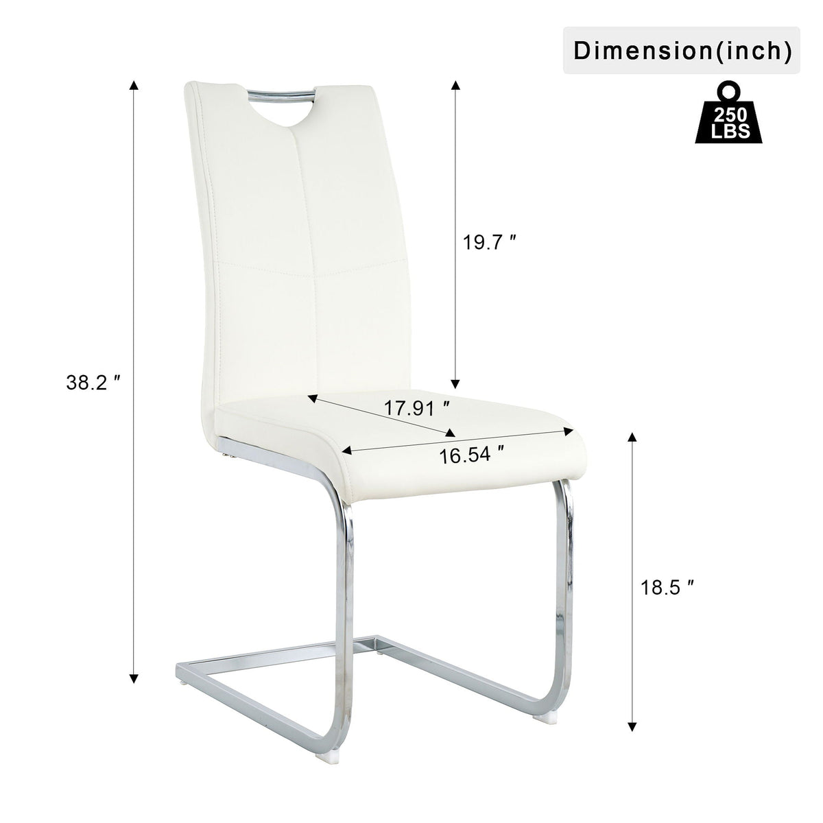 Modern Dining Chairs With Padded Seat And Metal Legs by Unique Piece Furniture