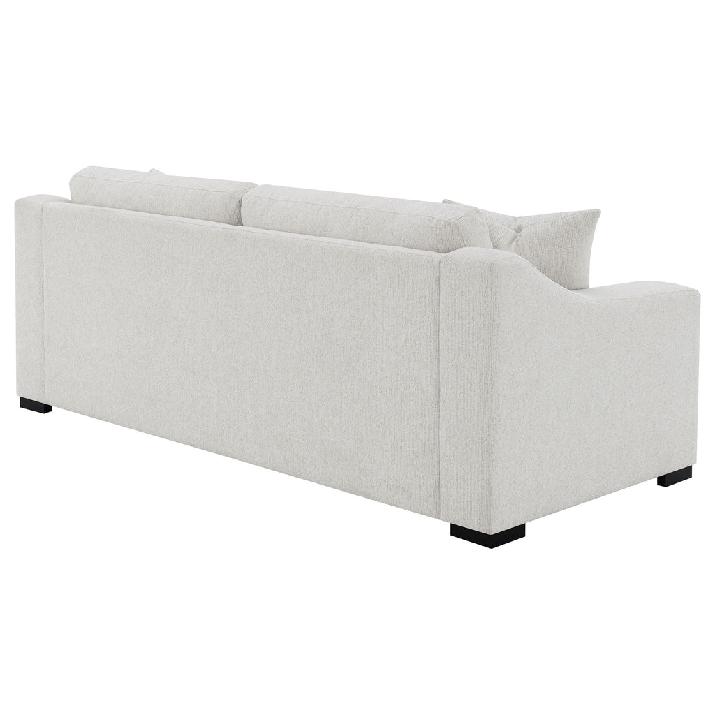 Ashlyn Fabric Upholstered Track Arm Sofa Sand by Unique Piece Furniture