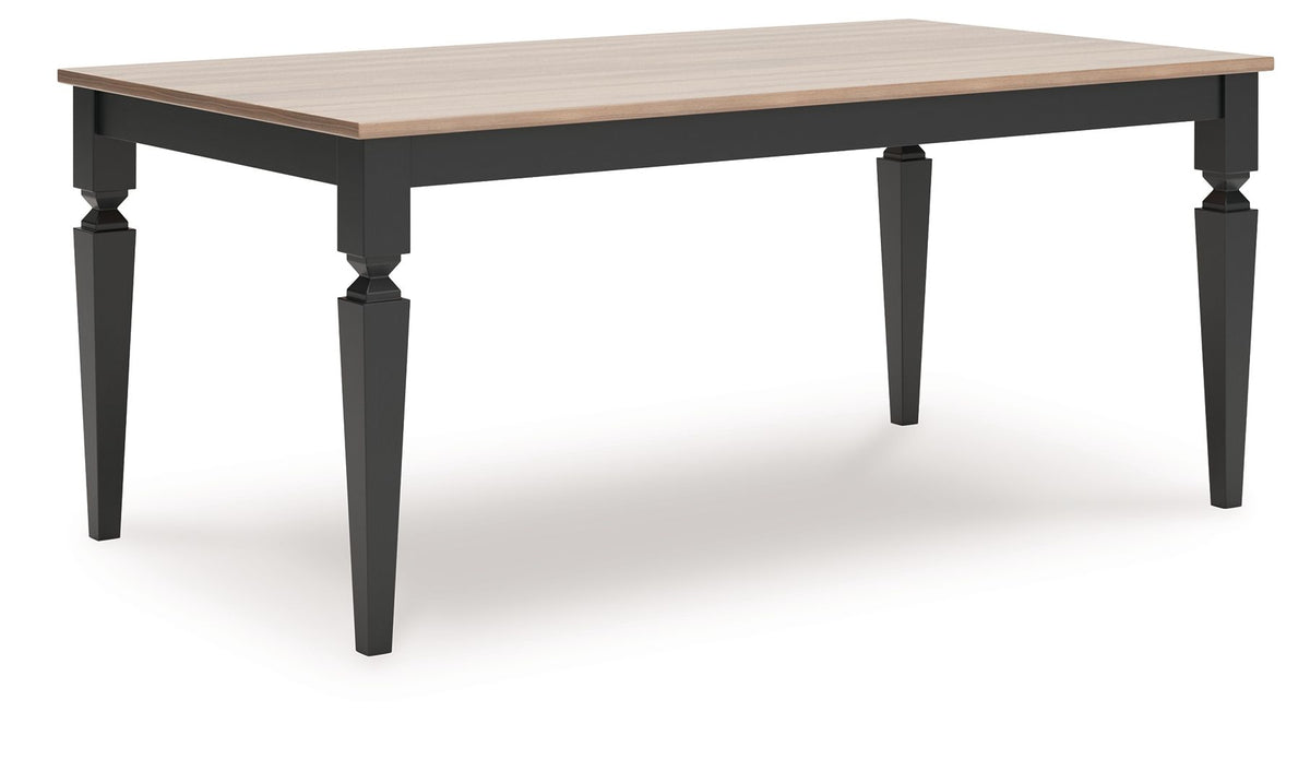 Brenkerton - Rectangular Dining Room Table - Grayish Brown / Black by Unique Piece Furniture