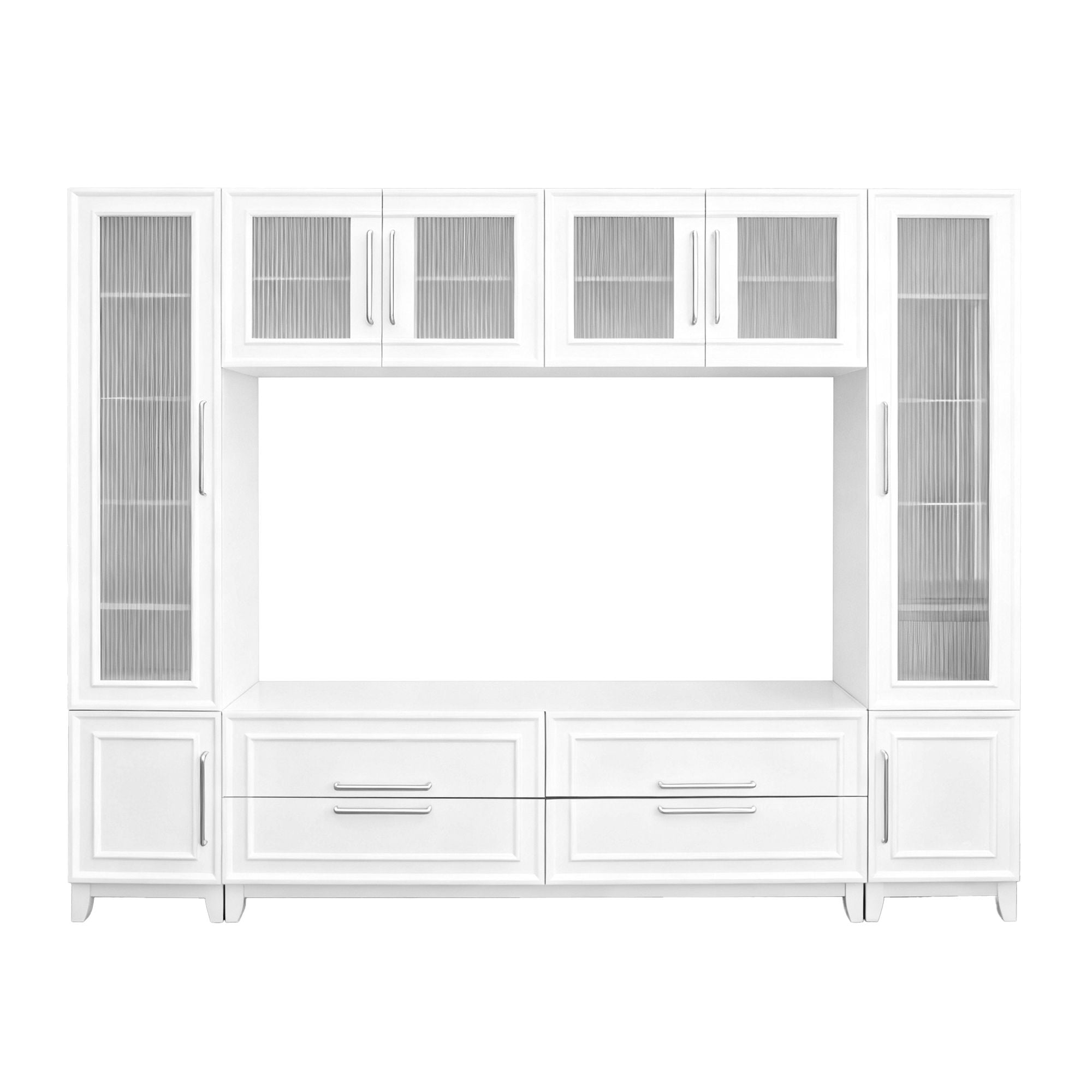 Wall Unit Modern Entertainment Center With Glass Doors by Unique Piece Furniture