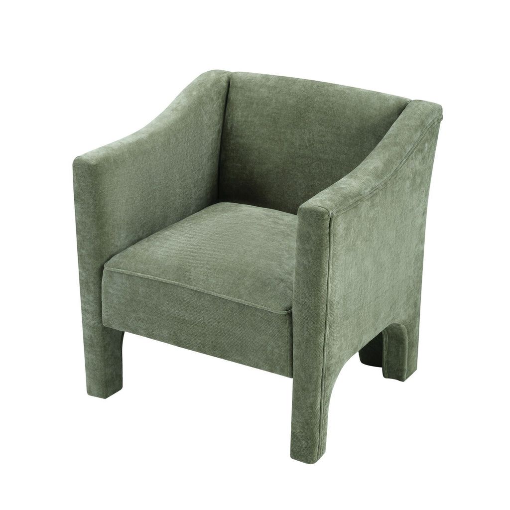 Barrel Accent Chair With Enclosed Arms by Unique Piece Furniture