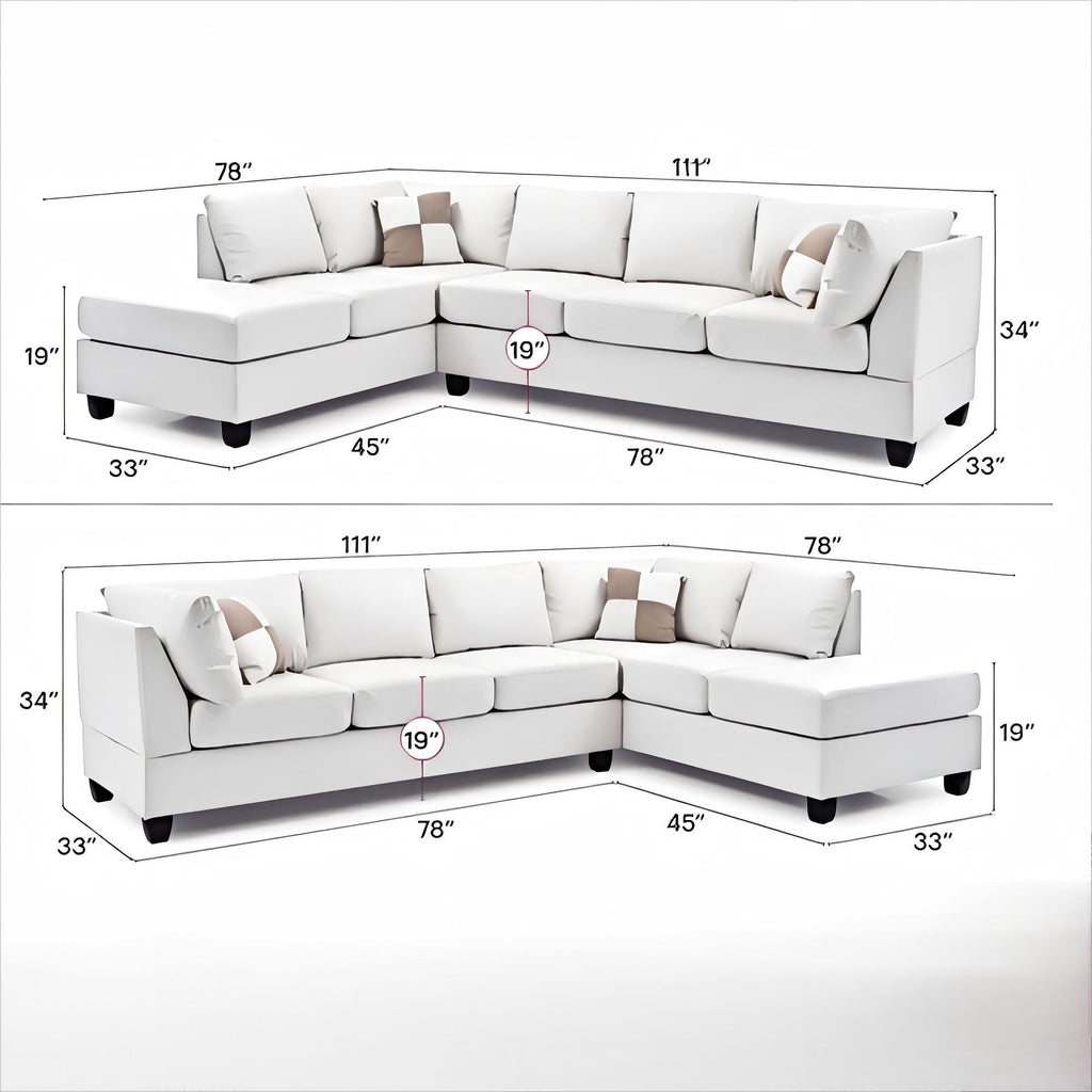 Malone - Comfort Sectional by Unique Piece Furniture