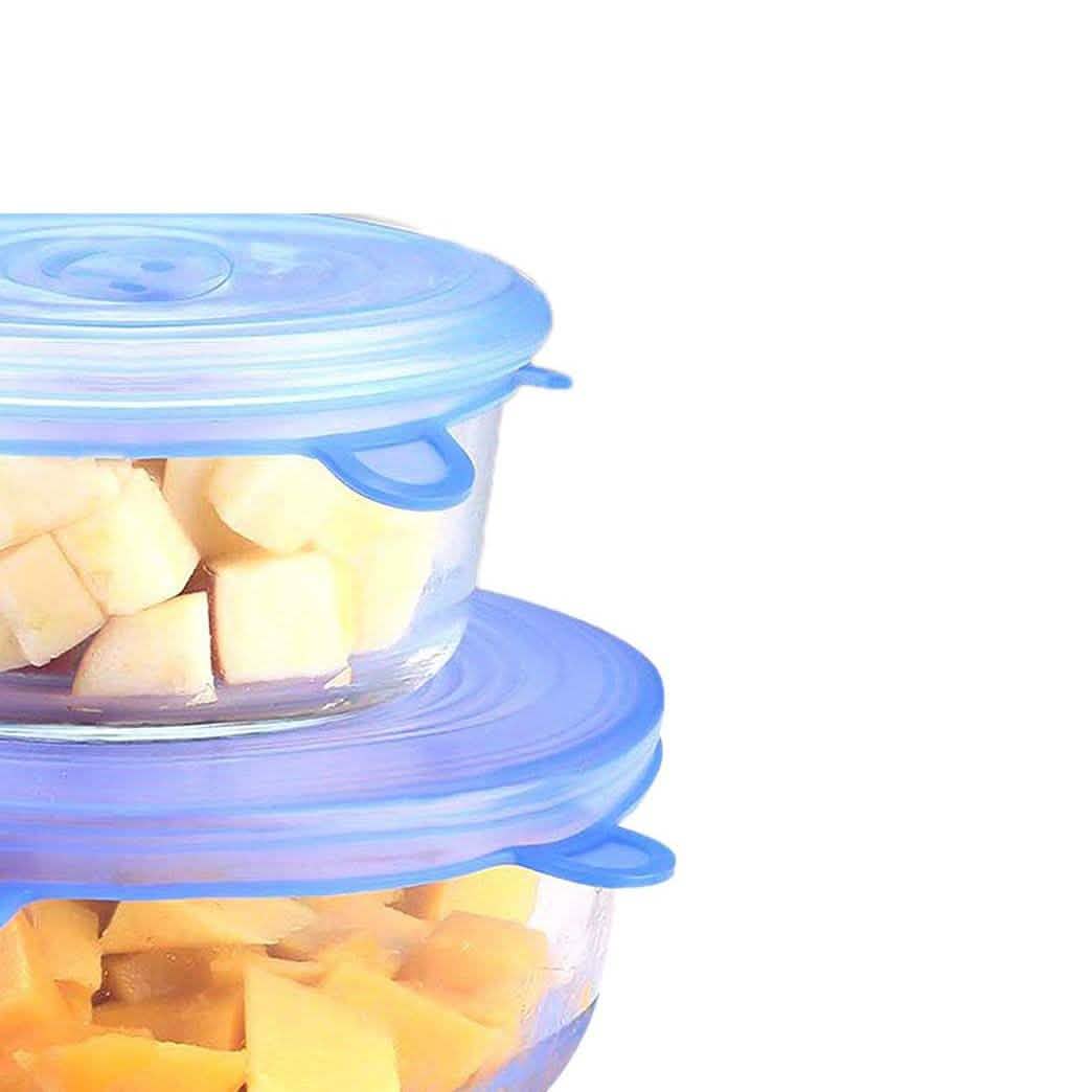 6-Pack: Stretchable Silicone Cover Lids by DailySale