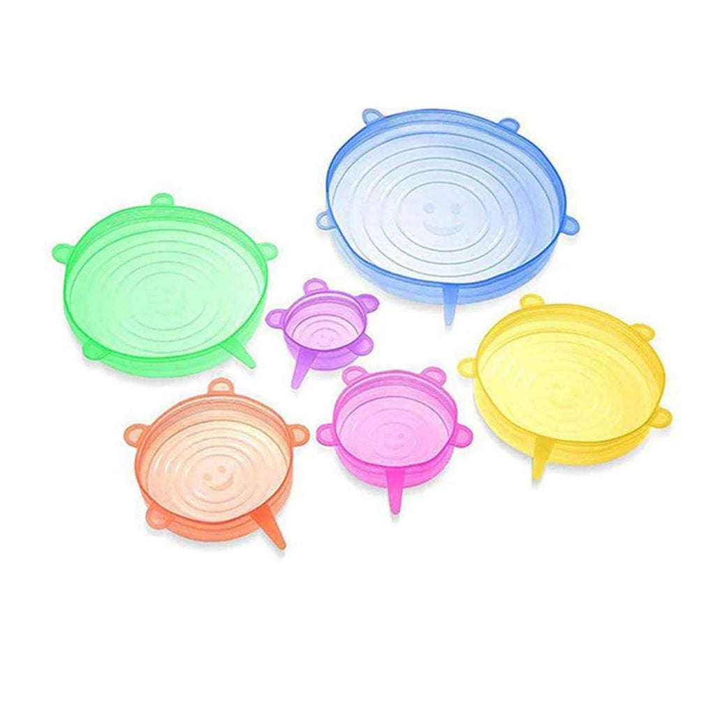 6-Pack: Stretchable Silicone Cover Lids by DailySale