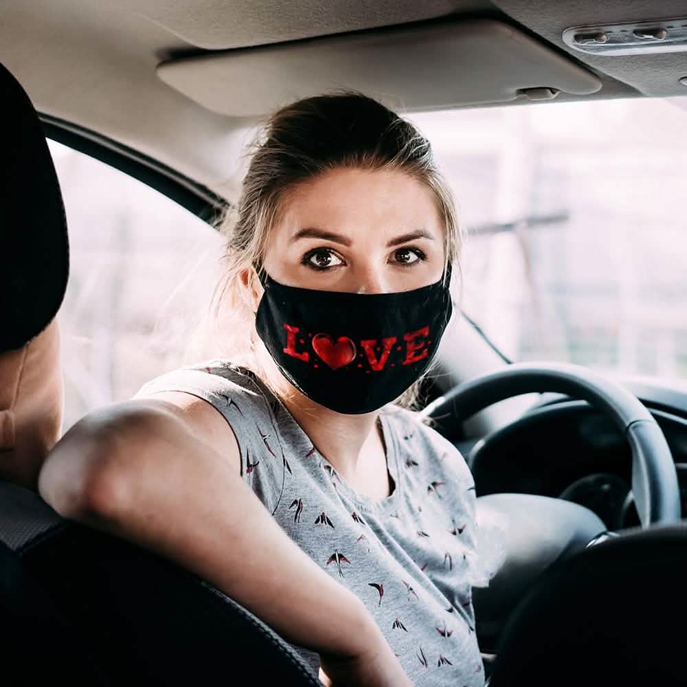 6-Pack: Valentines Fun Super Soft Reusable Non-Medical Face Masks by DailySale