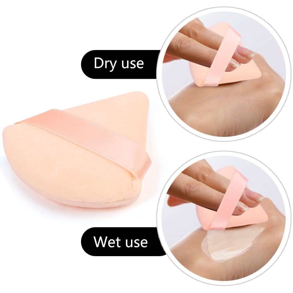 6-Piece: Face Soft Triangle Powder Puff by DailySale