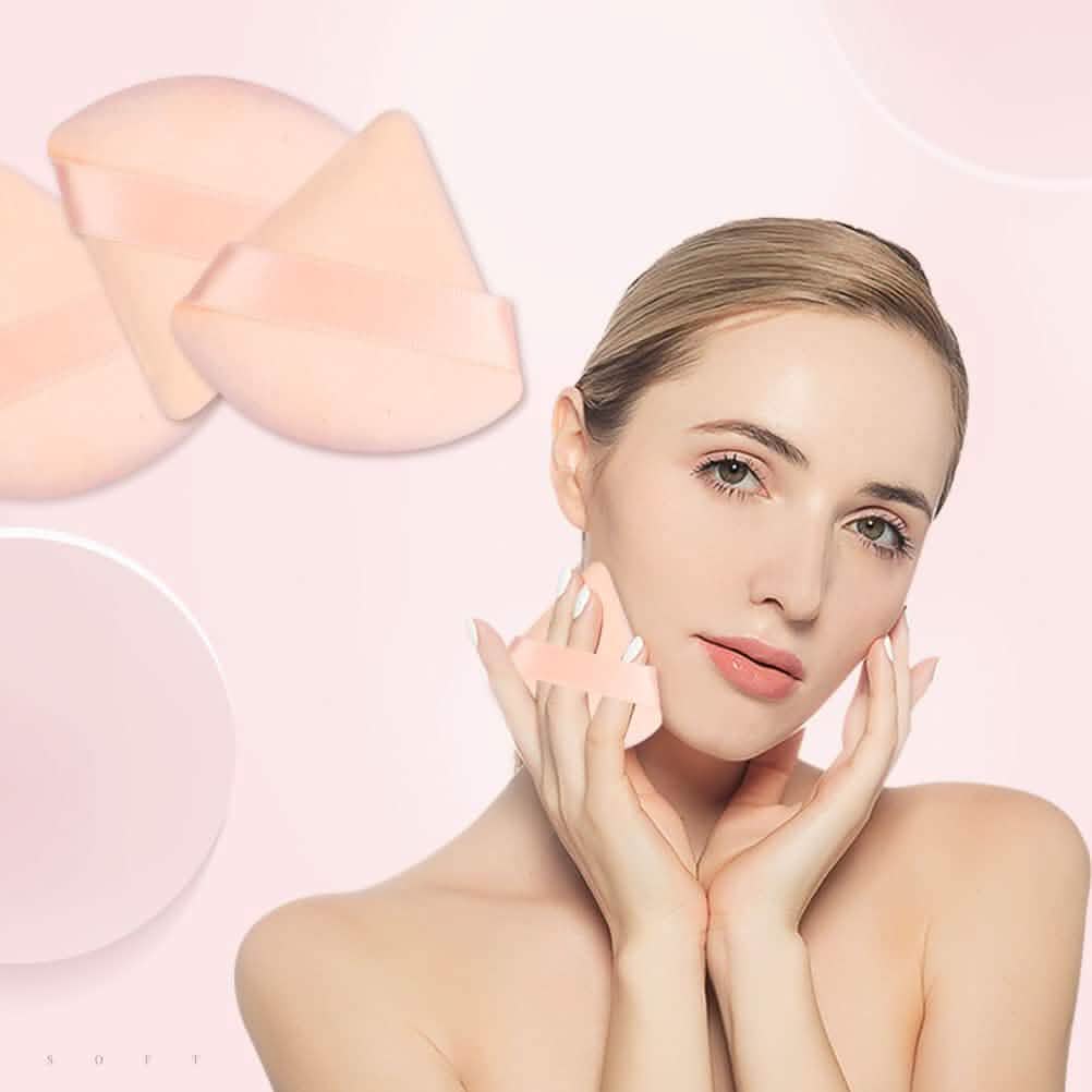 6-Piece: Face Soft Triangle Powder Puff by DailySale