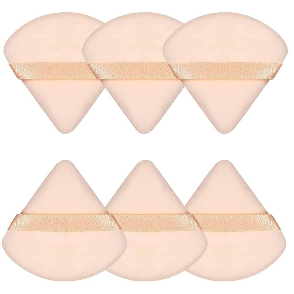 6-Piece: Face Soft Triangle Powder Puff by DailySale