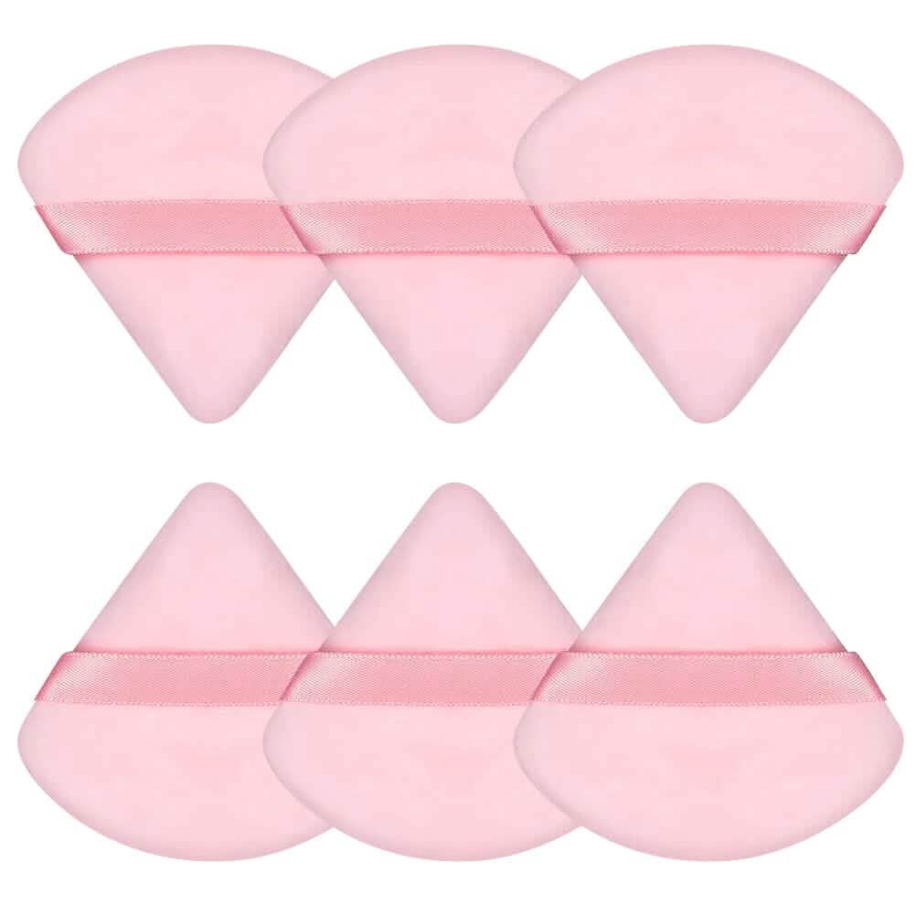6-Piece: Face Soft Triangle Powder Puff by DailySale