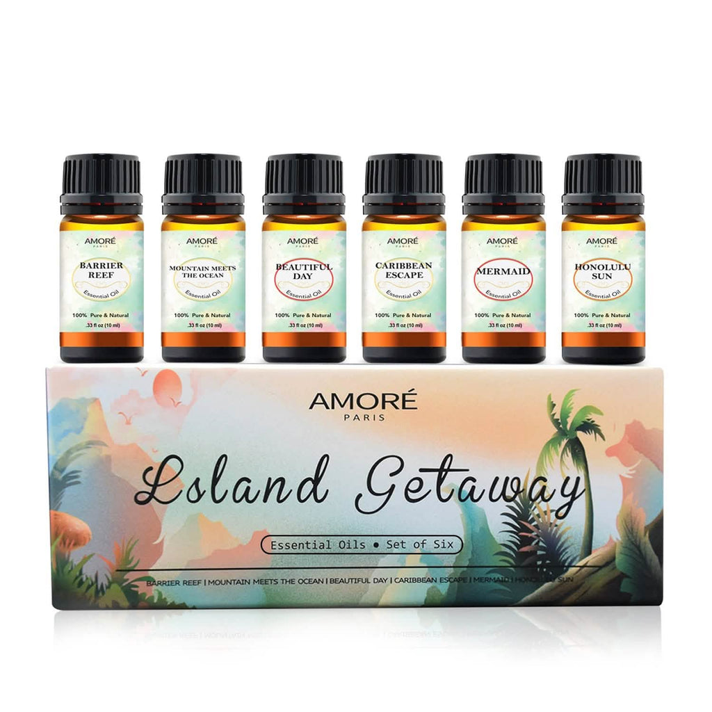 6-Piece: Island Gateway Pure Aromatherapy Essential Oil Set by DailySale