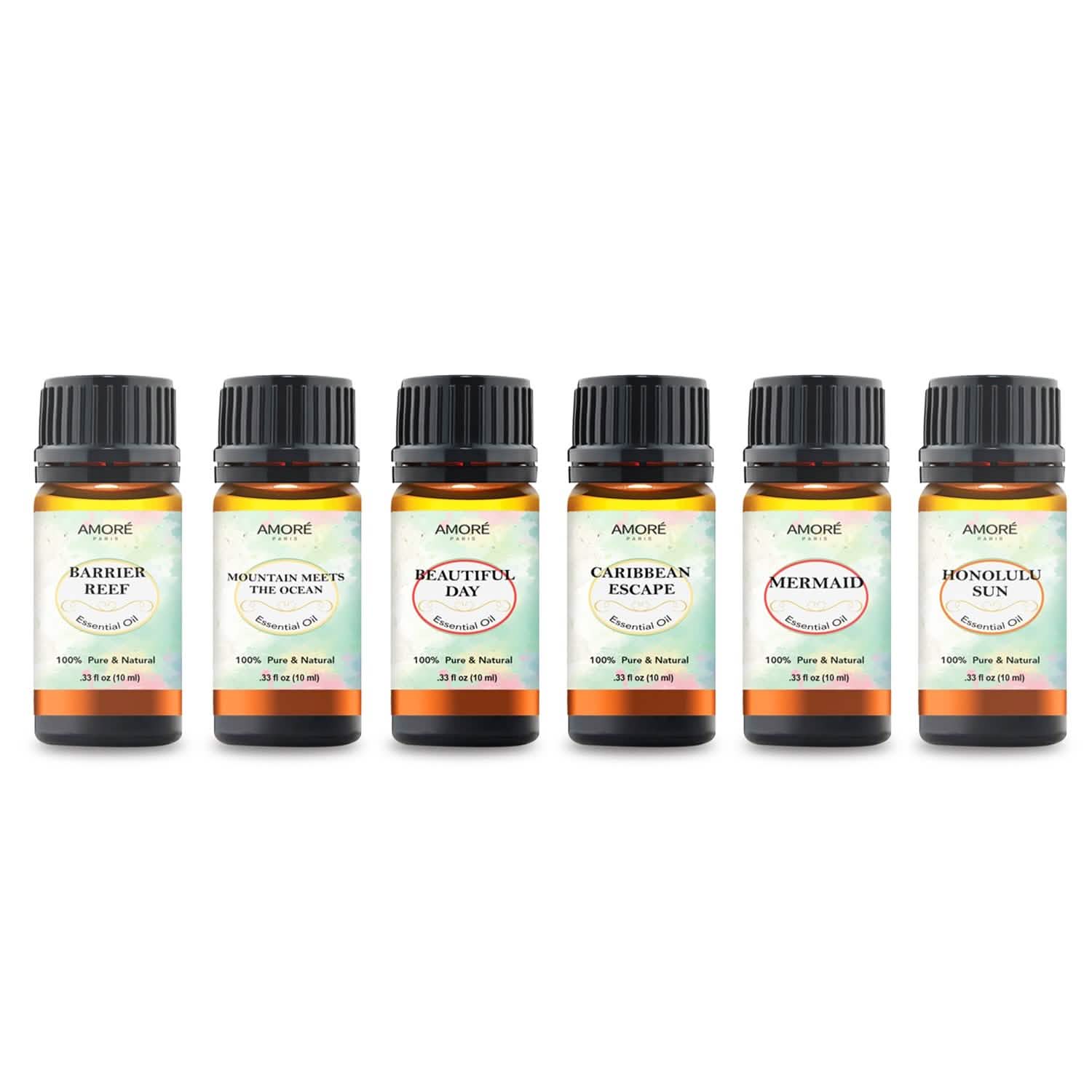 6-Piece: Island Gateway Pure Aromatherapy Essential Oil Set by DailySale