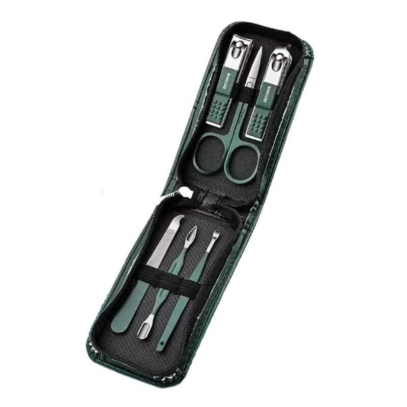 6-Piece: Nail Clipper Set with Zipper Travel Case by DailySale